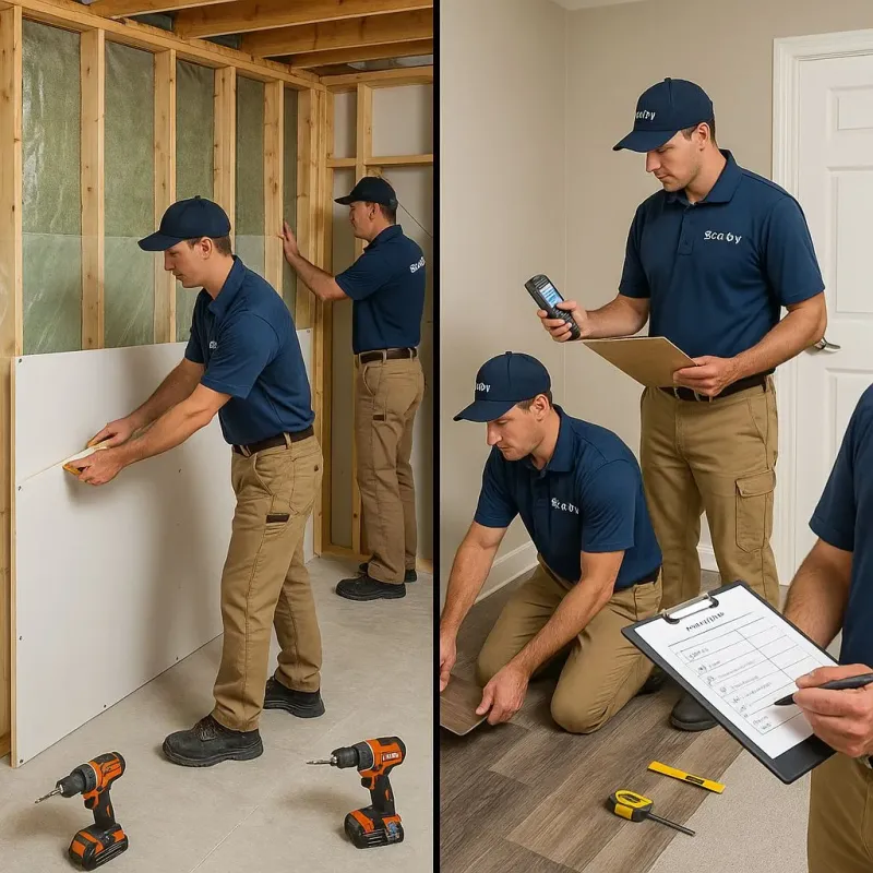 Repairs and Reconstruction process in Chapel Hill, TN